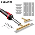 LUXIANZI fer à souder lame chauffante empreinte digitale IC carte mère outils de réparation pour téléphone portable colle de verre enlever outil de nettoyage