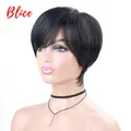 Blice-Perruque synthétique courte droite ondulée pour femme perruques Cosplay degré de chaleur