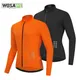 WOSAWE-Maillot de cyclisme à manches longues coupe-vent pour vélo de route et VTT collection