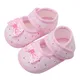 Jlong – chaussures antidérapantes en coton pour bébés filles de 0 à 18 mois avec nœud papillon