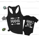 Mama Mama's Boy Spinal and Mini Matching Clothes Mommy Précieux Y-Baby Boy Drum Suit Clothes