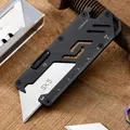 Couteau à papier à lame marketutilitaire outil de poche polyvalent porte-clés bricolage