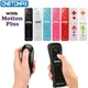 Télécommande avec Motion Plus pour Nintendo Wii manette de jeu sans fil Dahchuck manette de