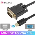 BGQcorner-Adaptateur de câble Mini DP vers VGA Mini Thunderbolt Mini DisplayPort Port