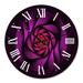 Designart 'Fractal Portal Magic XIV' Modern wall clock