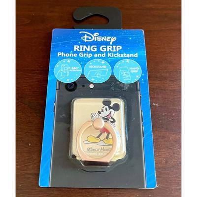 Disney Cell Phones & Accessories | New Authentic Disney Mickey Mouse Ring Grip Hand Phone Grip & Kickstand | Color: Tan | Size: Os