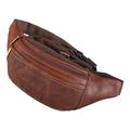 STILORD "Marquez" Leather Waist Belt Bag Vintage Bum Bag for Men and Women Genuine Leather Belt Pouch for Dog Walking Running Pack Festival Bag