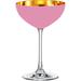 Nicolette Mayer Champagne 2.25 oz. Lead Free Goblet Crystal in Pink | 7 H x 4.5 W in | Wayfair OROChampagneDessertPink2Piece