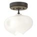 Hubbardton Forge Ume 6 Inch 1 Light Semi Flush Mount - 121372-1047