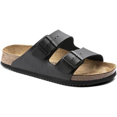 Sandale Arizona, Superlauf, Birko-Flor, schwarz, normal, Größe 39 - Birkenstock