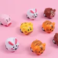 Mini Animal Back of the Cars Toy Baby Shower Birthday Party Favors Irritation Room Rewards Goody