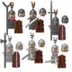 Figurines de groupe de chevaliers médiévaux soldats de la dynastie Han raptroopers de l'armée