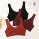 Soutien-gorge push-up sans couture pour femme soutien-gorge de sport bralette de lit en deau haut