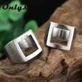 Bague en acier inoxydable pour homme anneau Simple Punk gothique Rock Roll Kpop motards