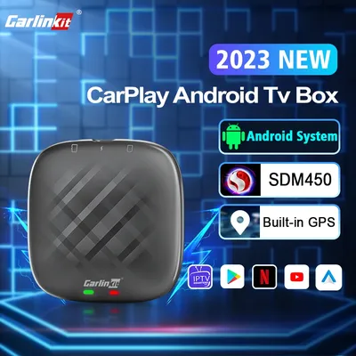 Carlinkit 5 Mini Ai Box CarPlay sans fil Android Auto pour Audi Benz Mazda Toyota pour Netflix