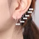 Boucles d'oreilles en argent regardé 925 pour femmes petit cerceau rond mini petite boucle