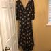 Free People Dresses | Free People Floral Maxi Dress | Color: Black/Pink | Size: 0