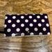 Kate Spade Bags | Kate Spade Cardholder Dark Purple With Cream Polka Dots | Color: Cream/Purple | Size: Os