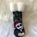 Disney Accessories | Disney Nightmare Before Christmas Jack Skellington Slipper Socks | Color: Black/White | Size: Os