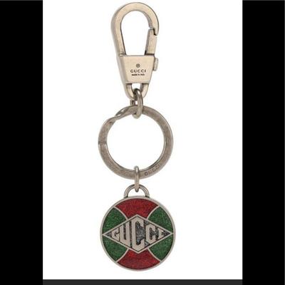 Gucci Accessories | Gucci Key Ring Nwt | Color: Green/Silver | Size: 4.9x1.7