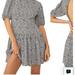 Free People Dresses | Free People | Dancing In The Dark Mini Dress | Xs | Color: Black/White | Size: Xs