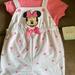 Disney Matching Sets | 12 Month Baby Girl Shorts Minnie Mouse Set. Brand New With Tags | Color: Pink/White | Size: 12mb