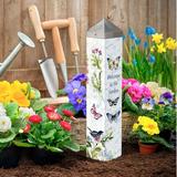 Studio M Garden Song Art Pole Outdoor Decorative Garden Art Resin/Plastic | 20 H x 4 W x 4 D in | Wayfair PL20004