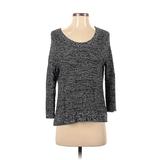 Banana Republic Factory Store Pullover Sweater: Black Marled Tops - Women's Size Small