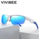 VIVIBEE-Lunettes de soleil polarisées pour sports de plein air monture blanche lunettes Lnes à