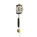 25" Black and Gold Skeleton Pendulum Wall Clock