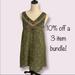 Free People Dresses | Free People Green Beaded Shitt Dress | Color: Green | Size: Xs