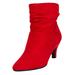 Women's The Kourt Bootie by Comfortview in Bright Ruby (Size 10 M)