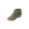 Women's CV Sport Honey Sneaker by Comfortview in Dark Olive (Size 12 M)