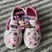 Disney Shoes | *New* Disney Minnie Mouse Toddler Girls' Size 9 Low Tops Adjustable Strap Shoes | Color: Pink/White | Size: 9g