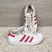 Adidas Shoes | Adidas Girl's White Pink Lace Up Sneakers Size 11 | Color: Pink/White | Size: 11g