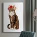 Red Barrel Studio® Flower Crown Cats II Premium Gallery Wrapped Canvas - Ready To Hang Canvas, in Brown/White | 12 H x 8 W x 1.5 D in | Wayfair