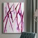 Orren Ellis Runnel XV - Wrapped Canvas Print Metal in Pink/White | 60 H x 40 W x 1.5 D in | Wayfair 963B71552EE343B08E5EA9BC3B66484F