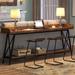 17 Stories Niami 70.9" Console Table Wood in Gray/Black/Brown | 34.25 H x 70.9 W x 11.8 D in | Wayfair 97B15D02A6B54197B7BAFFF58D3B2D03