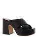 Dolce Vita Wonder Platform Slide - Womens 8.5 Black Sandal Medium