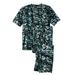 Men's Big & Tall Lightweight Cotton Novelty PJ Set by KingSize in Camo (Size XL) Pajamas