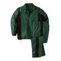 Men's Big & Tall Long Sleeve Colorblock Tracksuit by KingSize in Hunter Colorblock (Size L)