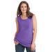 Plus Size Women's Perfect Scoopneck Tank by Woman Within in Petal Purple (Size 4X) Top