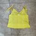 Adidas Tops | Adidas Xs Yellow Crop Tank Top | Color: Yellow | Size: Xs