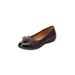 Extra Wide Width Women's The Pax Slip On Flat by Comfortview in Black (Size 9 WW)