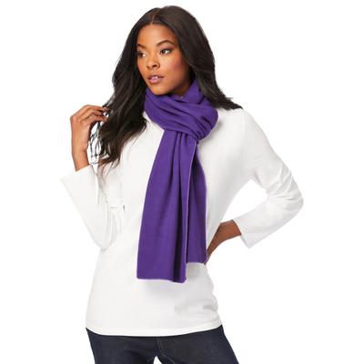 Women's Microfleece Scarf by Accessories For All in Midnight Violet