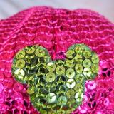 Disney Accessories | Disney's Pink Sequin Mickey Mouse Hat. | Color: Pink | Size: Osg