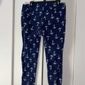 J. Crew Pants & Jumpsuits | J. Crew Womens Navy Blue Anchor Cropped Pants Size 6 | Color: Blue | Size: 6