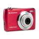 AGFA PHOTO Realishot DC8200 Compact Digital Camera (18MP, Full HD Video, 2.7 Inch LCD Screen, 8X Optical Zoom, Lithium Battery and 16GB SD Card) Red