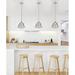 Home Concept Inc 1 - Light Single Cone LED Pendant Metal in Gray/White | 8 H x 8.25 W x 8 D in | Wayfair 62/881
