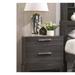 Latitude Run® 2 - Drawer Nightstand in Gray Oak Wood in Brown/Gray | 25 H x 24 W x 16 D in | Wayfair 38E1D529E6E04A2C956885C8F2A86E19